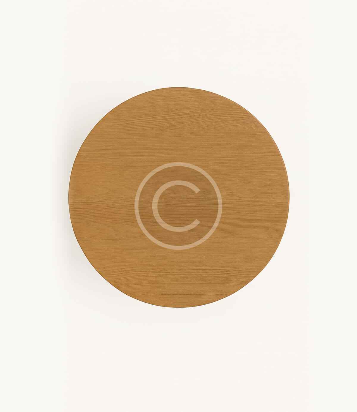 Round oak dining table - Image 2